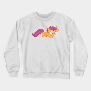 Scootaloo will work four times as hard Crewneck Sweatshirt